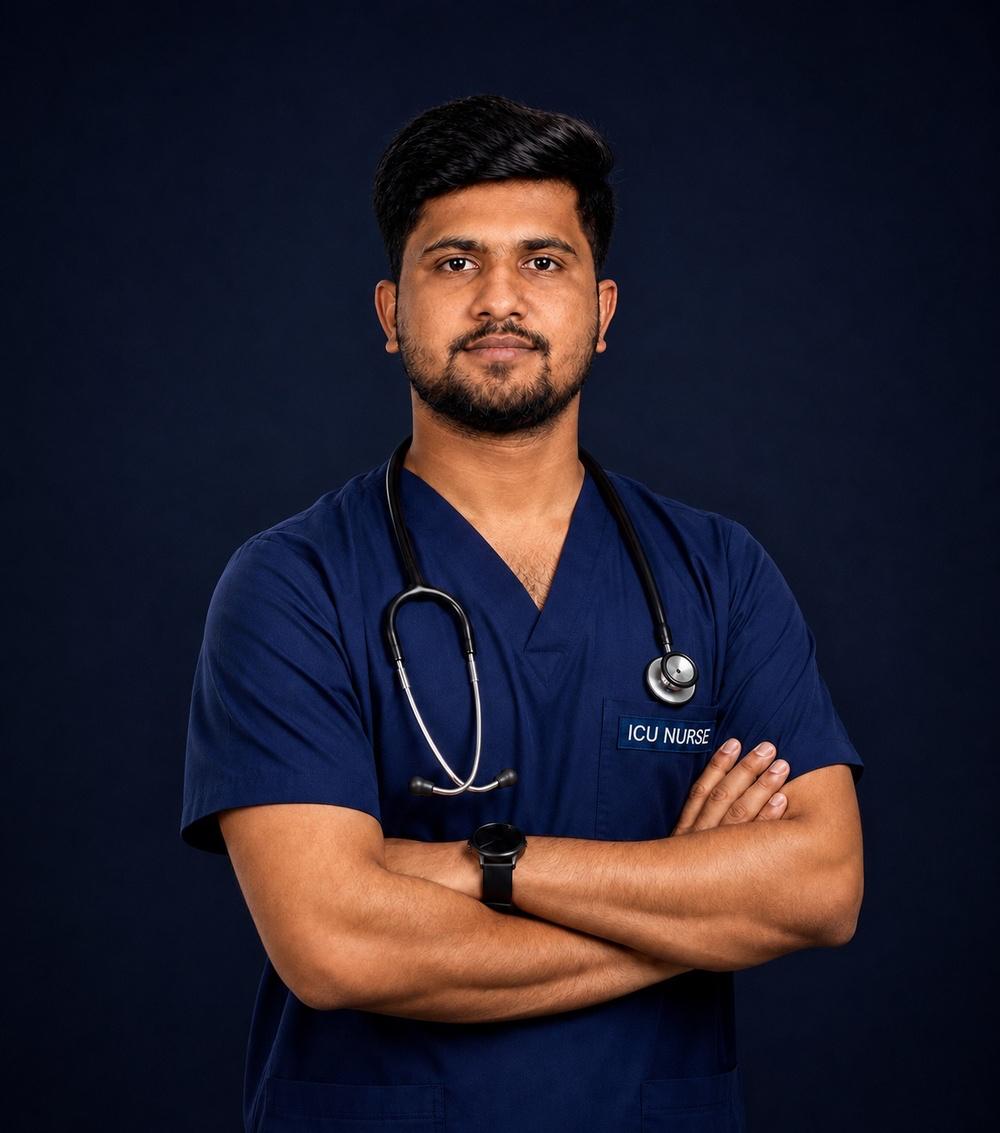 Siva Naik, ICU Staff Nurse